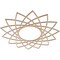 Ekena Millwork Eleanor Wood Fretwork Pierced Ceiling Medallion, Alder, 34"OD x 13 1/8"ID x 1/4"T CMWP34X34X0250EAAL - alternate 5